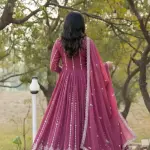 Wedani Women Georgette Kurta Dupatta Set