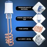 UGC Premium High Quality Waterproof & Shockproof 2000 W Immersion Heater Rod 1500 W Shock Proof Immersion Heater Rod (Water)