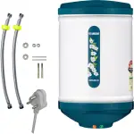 Stardom 10 L Storage Water Geyser (HOTLINE 10SERIES WITH ASSEMBLY KIT, WHITE GREEN) (WHITE GREEN)