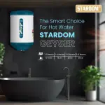 Stardom 10 L Storage Water Geyser (HOTLINE 10SERIES WITH ASSEMBLY KIT, WHITE GREEN) (WHITE GREEN)