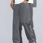 DENIM LOOK Men Relaxed Fit Mid Rise Grey Jeans