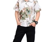 prisha creation Boys Party(Festive) Shirt Pant (White