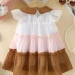 Style Connect Girls Midi/Knee Length Party Dress (Multicolor, Short Sleeve)
