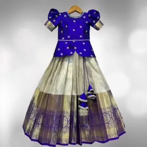 HouseOfCommon Baby Girls Lehenga Choli Ethnic Wear, Fusion Wear, Party Wear, Western Wear Embroidered Lehenga Chol