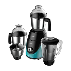 Crompton Ameo 750 W Mixer Grinder (ACGM-AMEO-4 JARS | 4 Jars | Black, Blue)