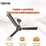 GESTOR Avenzo | BLDC | Super Hi Speed 48 inch with 5 Year Warranty Anti Dust 5 star