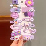 locklux Cute Cartoon Hair Clips for baby Girls and kids| Stylish Clip Random Design Hair Clip (Purple)