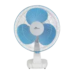 RR Centaur with 2 Year Warranty Anti Rust, High Air Delivery, Ultra High Speed 400 mm Table Fan (1 Star | Blue, White | Pack of 1)