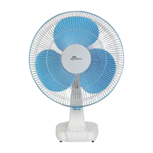 RR Centaur with 2 Year Warranty Anti Rust, High Air Delivery, Ultra High Speed 400 mm Table Fan (1 Star | Blue, White | Pack of 1)