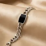 kazare Alloy Rhodium Bracelet