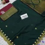 Payu Self Design Semi Stitched Lehenga Choli (Maroon)
