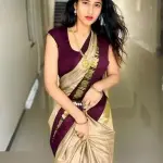 Suwarna Ent Woven Assam Silk Cotton Silk Saree (Beige)