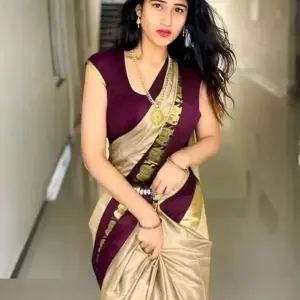 Suwarna Ent Woven Assam Silk Cotton Silk Saree (Beige)