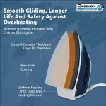 HAVELLS Glace Plus 1000 W Dry Iron (Blue)