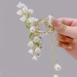 Blubby Korean Style Butterfly Tassel Hair Claw Clips for Women's Hair Claw (Multicolor)v