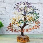 Seven Chakra Stone Crystal Tree