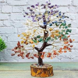 Seven Chakra Stone Crystal Tree
