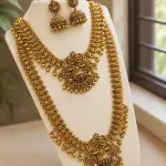 JIS Creation Alloy Gold-plated Gold Jewel Set (Pack of 1)