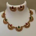 SSC SHREE SUNDHA CREATION Alloy Gold-plated Multicolor Jewel Set (Pack of 1)