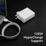 XIAOMI by Mi USB Type C Cable 6 A 1 m TPE BHR6153IN (Compatible with Mobile, Tablet, Laptop, White, One Cable, USB Type A To USB Type C, 120 W)