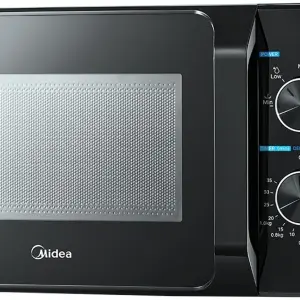 Midea 20 L 5 power levels & Defrost function Solo Microwave Oven (MMO20CXA-MMPEBK, Black)