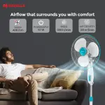 HAVELLS Gatik Pro|120 Ribs Guard for Safety|Smooth Oscillation|Heavy Base| ISI Marked with 2 Year Warranty Energy Saving 400 mm Pedestal Fan