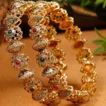 YouBella Alloy Gold-plated Bangle (Pack of 2)