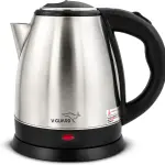 V-Guard VKS15 Stainless Steel 1350 W Electric Kettle (1.5 L, Matte, Steel)