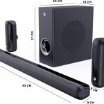 MOTOROLA AmphisoundX Vibe 330 W Bluetooth Soundbar (Black, 5.1 Channel)