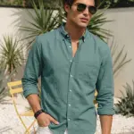 Urbano Fashion Men Regular Fit Solid Button Down Collar Casual Shirt