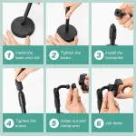 Vidhmahi Phone Tabletop_Stand Height Angle Adjustable Stand, Phone Holder for Desk Mobile Holder