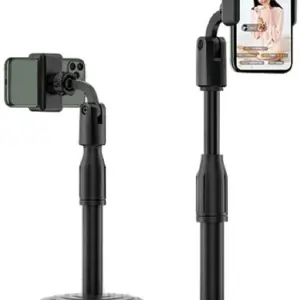 Vidhmahi Phone Tabletop_Stand Height Angle Adjustable Stand, Phone Holder for Desk Mobile Holder