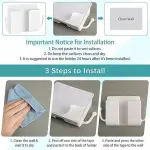 WALLVIEW TECH Wall Mount Mobile Stand/Multi-Purpose Stand for Phone Charging (Multi Pack of 4) Mobile Holder