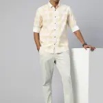 Majestic Man Men Slim Fit Checkered Spread Collar Casual Shirt